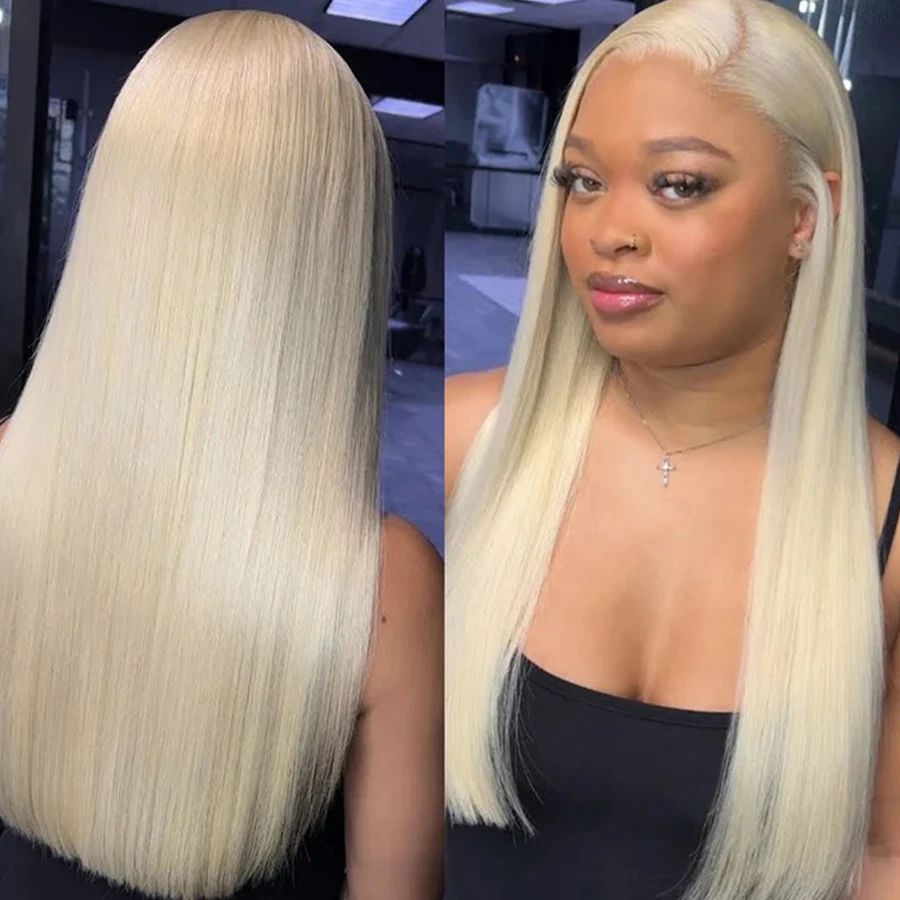 

613 Blonde Wig Human Hair 30 Inch 13x6 Lace Front Wig Human Hair 250 Density Blonde Colored Wigs Human Hair Pre Plucked