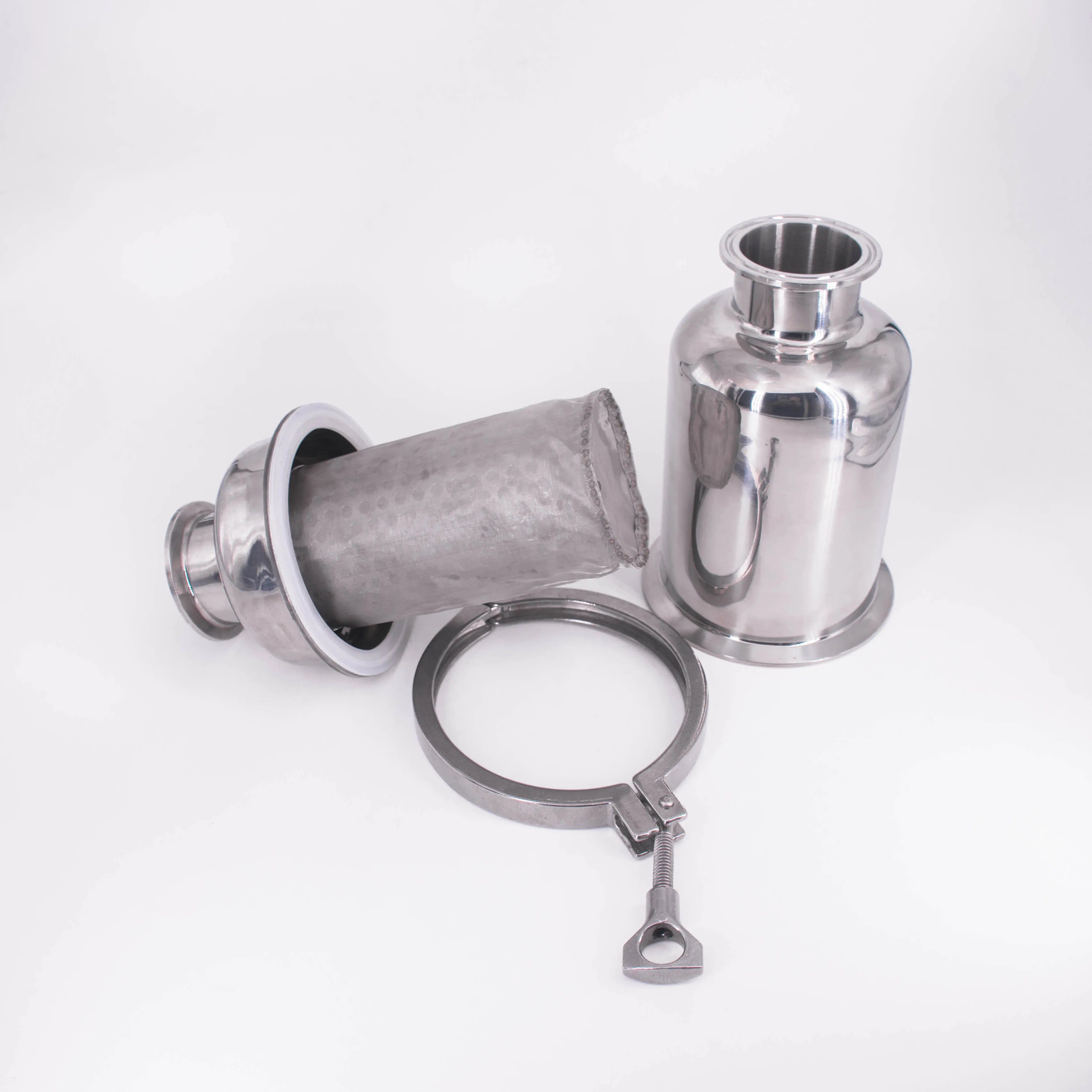 Imagem -05 - Linha Filtro Filtro Tri-clamp Homebrew Beer Brewing Sus 304 Comprimento 245 mm 19 mm 25 mm 32 mm 38 mm 51 mm Tubulação x 15 Aço Inoxidável 304 em