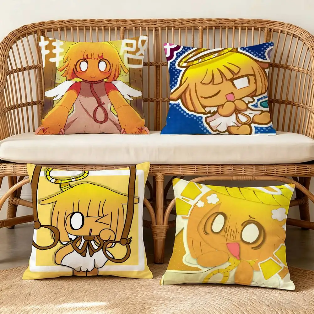 Artist Cute P-Pepoyo Tsuriel    Cushion Cover Inches Farmhouse Decor Home Throw Pillow Covers for Couch Decorations
