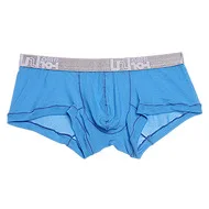 

Men's Bulge Boxy Underwear Sheer Mesh See-Through Boxer Briefs Sports Breathable U-Pouch Elastic Gays Erotic Low Waist Underwear