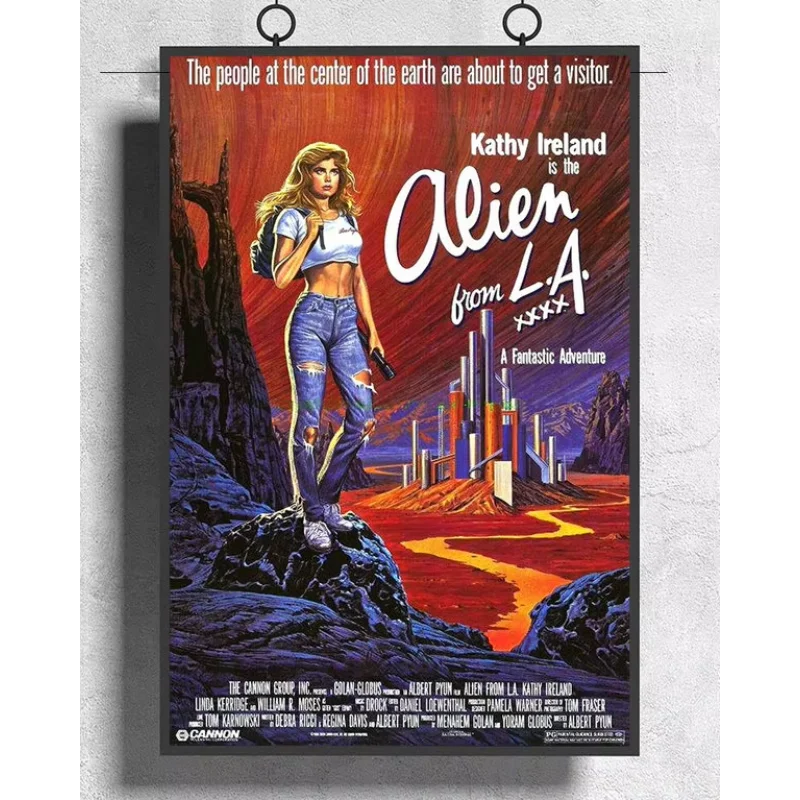 L368 AEIEN FROM LA Classic Movie Silk Fabric Poster Art Decor Indoor Painting Gift