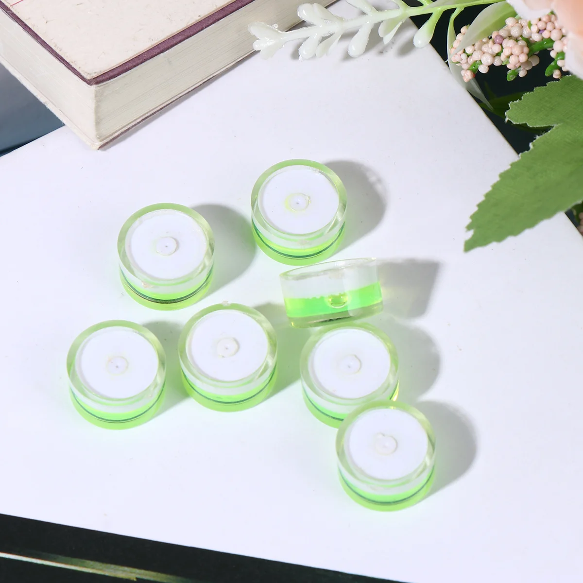 

10 Pcs Horizontal Bubble Equalizer Round Level Replacement Tripod Circular Spirit Universal