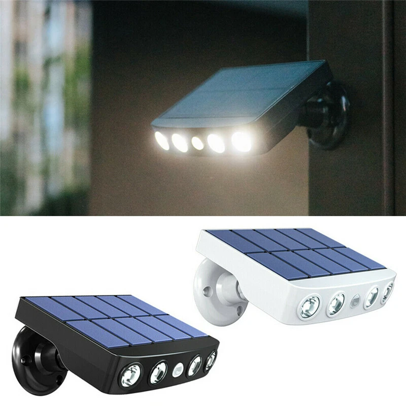 impermeavel solar powered led lampada de parede lampada de rua ao ar livre sensor de movimento luz de inundacao jardim e patio 01