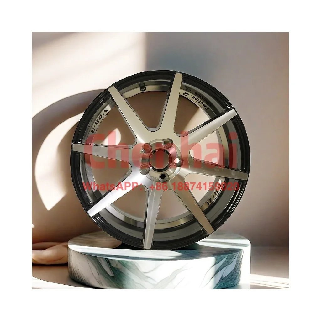 Custom 18-19 Inch Aluminum Racing Car Wheels Cast Wheel Hub with 5 Holes Compatible with Tenth Generation Accord