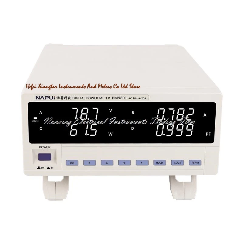 

Fast arrival PM9801 TRMS Voltage Current Power Factor & Power Meter Analyzer Tester Alarm Function AC110-240V