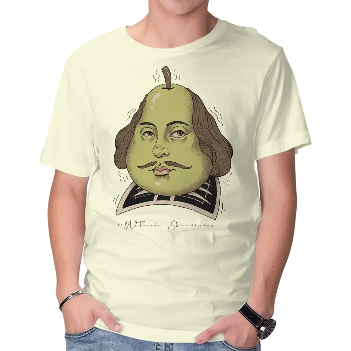 Shakes Pear! Unisex T-shirts for Man Woman Short Summer Tees Casual Cotton New Arrival Fashions Couple's Cloths