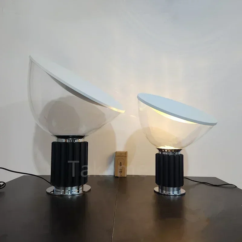 الحديثة LED جودة عالية بالقرب من الأصلي الإيطالي الكلاسيكي Flos Taccia الجدول مصباح مكتب ضوء غرفة المعيشة غرفة نوم ديكور #5