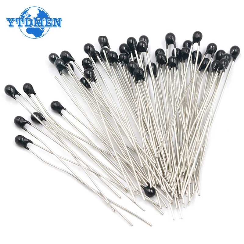 100PCS NTC Thermistor MF52AT NTC-MF52AT Thermal Resistor 1K 2K 3K 4.7K 5K 10K 20K 47K 50K 100K OHM 3590 5% MF52