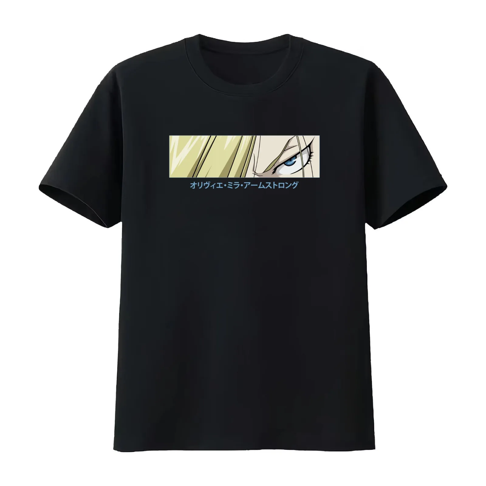 Olivier Mira Armstrong Eyes T-Shirt Summer Casual Cotton Tee Oversized Streetwear Tops Vintage Graphic Print 100% Cotton