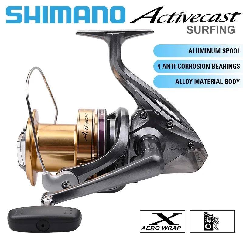 

SHIMANO Activecast 1050 1080 1060 1100 1120 Fishing Wheel Saltwater Durable Large Unloading Spinning Reel NEW