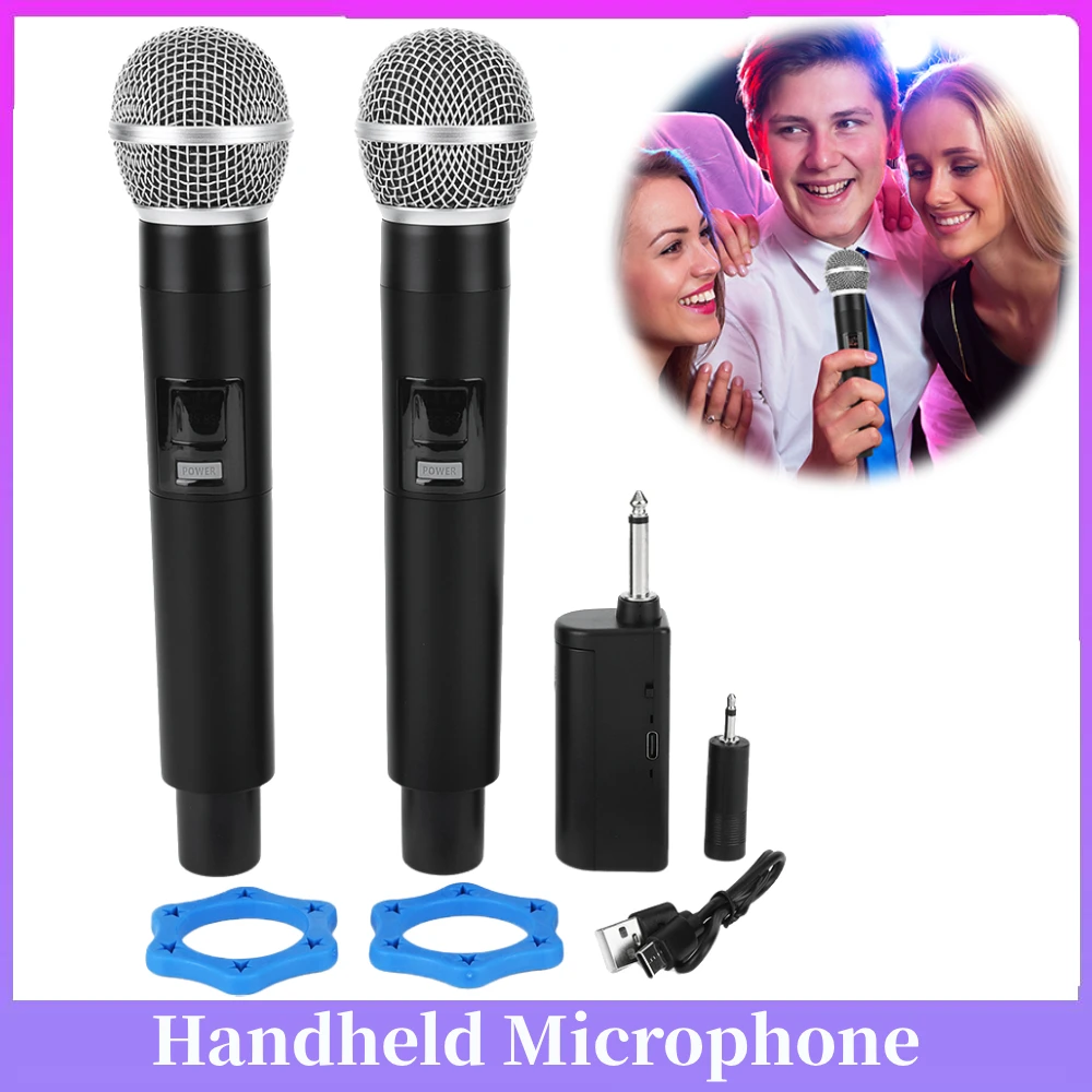 

Ручной микрофон Перезаряжаемый беспроводной микрофон с подключением от одного до двух чипов для церковной вечеринки, встреч, речи