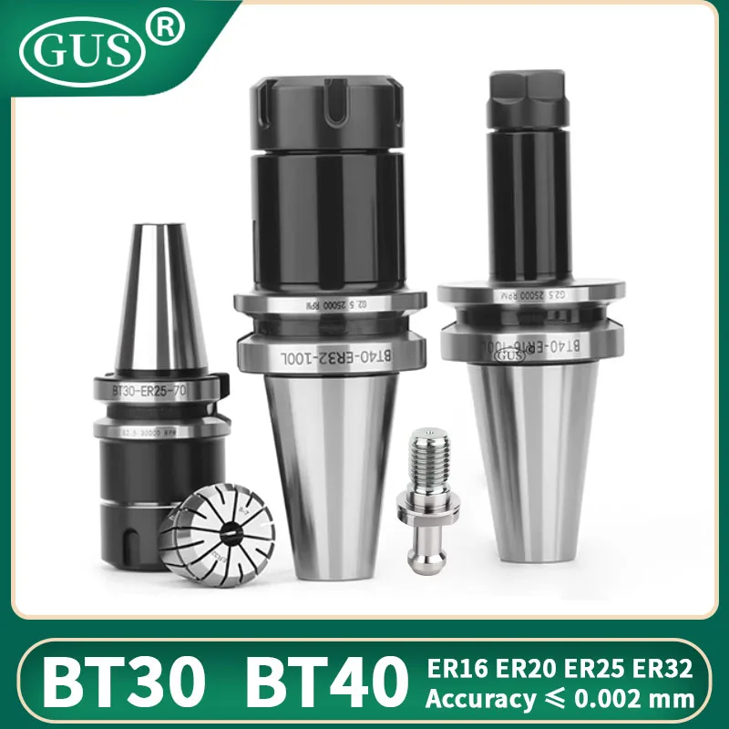GUS BT ER Tool holder Dynamic Balance Accuracy 0.002 BT30 BT40 ER16 ER20 ER25 ER32 collet tool holder bracket tool collet Chuck
