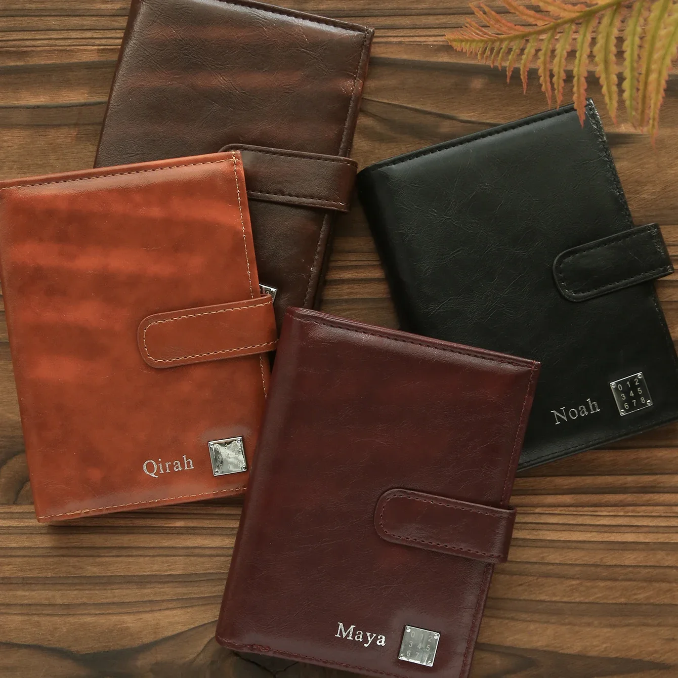 1PC Personalized Name Passport Holder Custom Retro Travel Wallet Customized Vintage Passport Cover Premium Document Organizer view 4