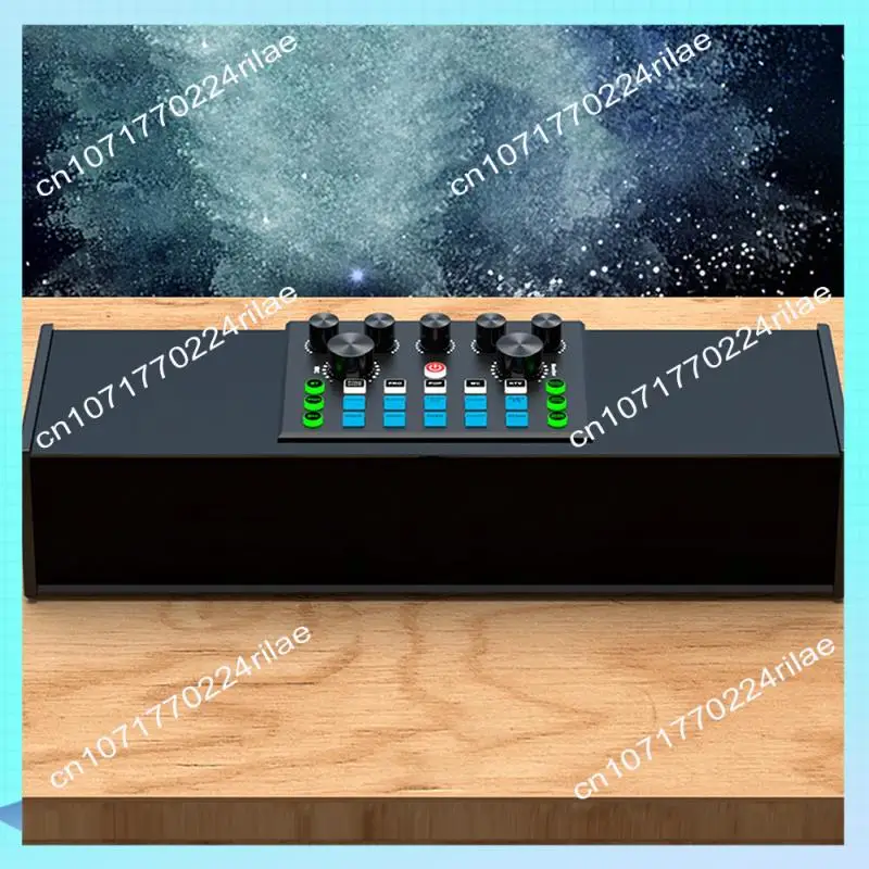 A17Z SY168サウンドカード ライブ配信スピーカー 多機能オールインワン ポータブルBluetoothカラオケマシン 歌唱用