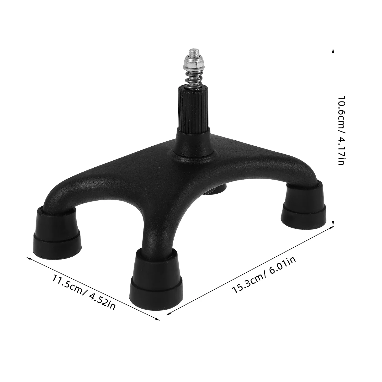Embout de canne de remplacement, Quad réglable, antidérapant, stabilité, équilibre amélioré, Absorption des chocs, béquilles pour accessoire de marche