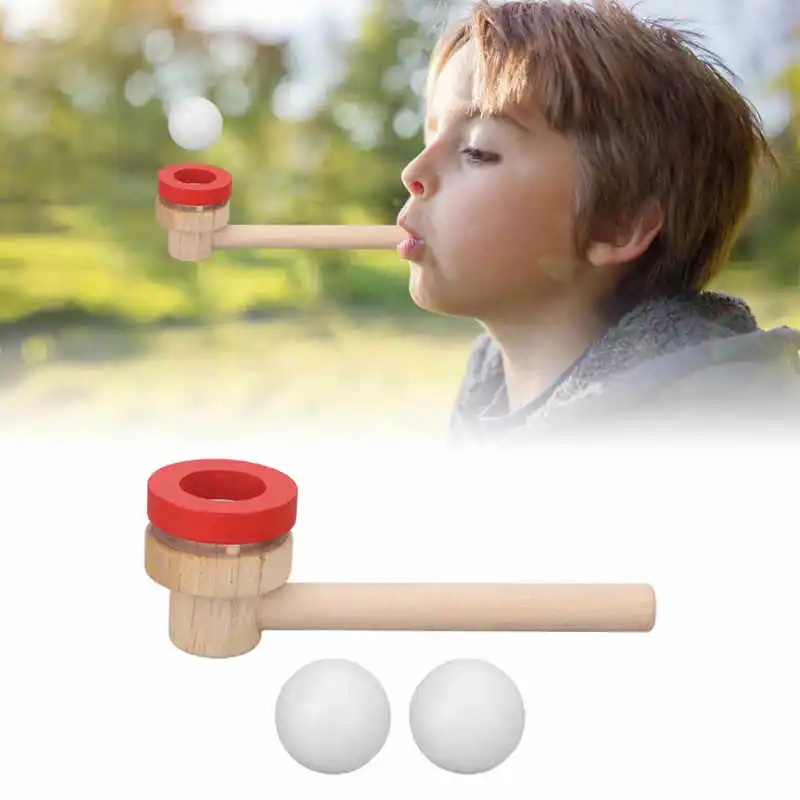 Blowing Ball Breathing Exercise Suspension Learning Lung Capacity Training Device for Kids Health Care Breathing Exercise Tool