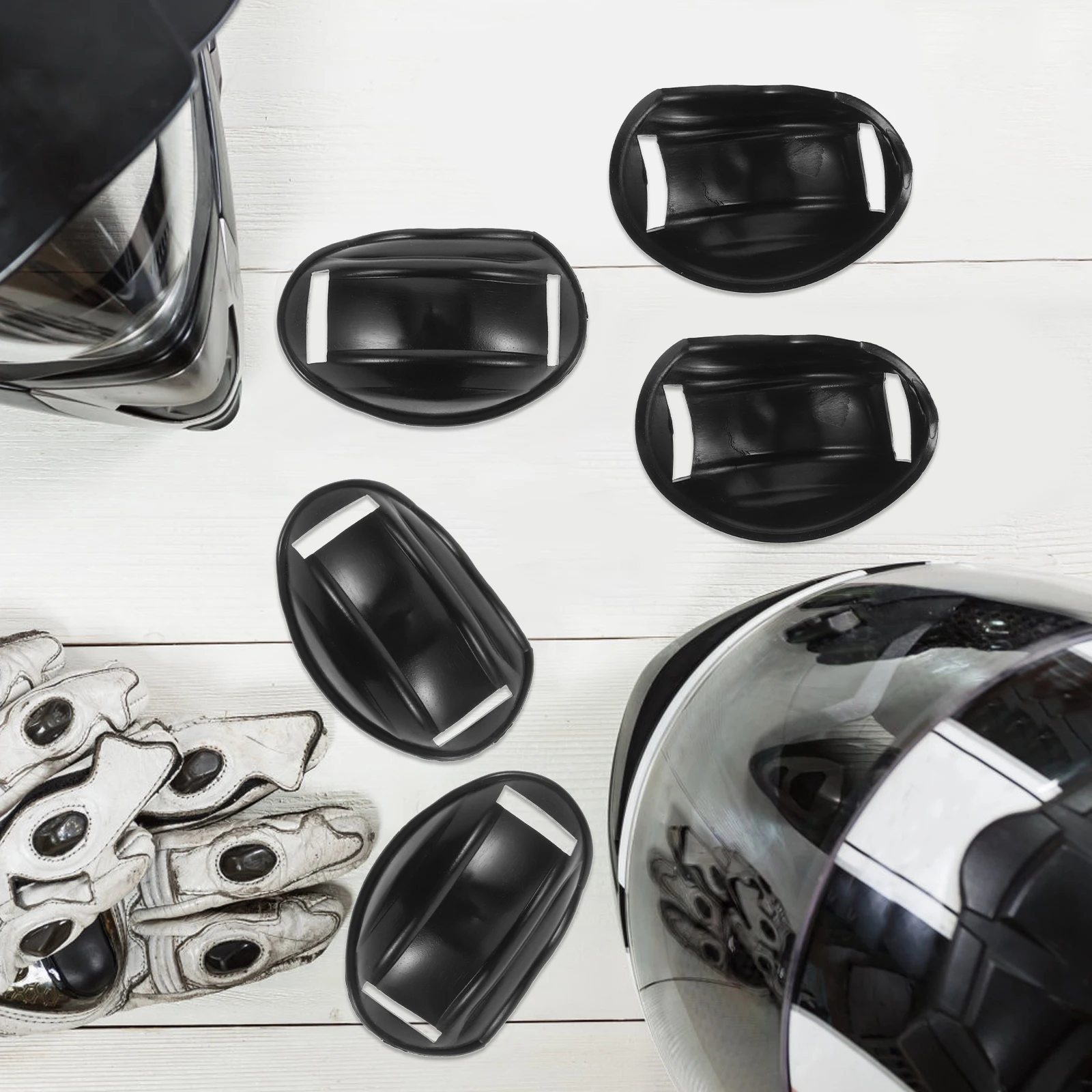 

5pcs Guards For Motorcycle Bike Skating Helmets Enhanced Protection Easy Installation Durable Comfortable