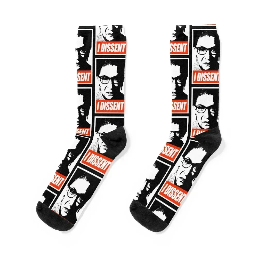 

RBG - I Dissent Socks halloween designer brand floral happy Socks Women's Men's crazy short luxe winter gifts Socks Ladies Men's