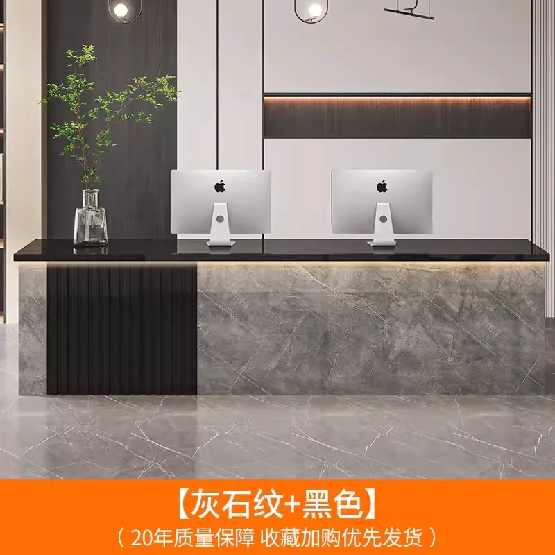 Beauty Institute Reception Desk Study Infodesk Hairdressing Reception Desk Clinical Modern Comptoir Caisse Corner Furniture 6