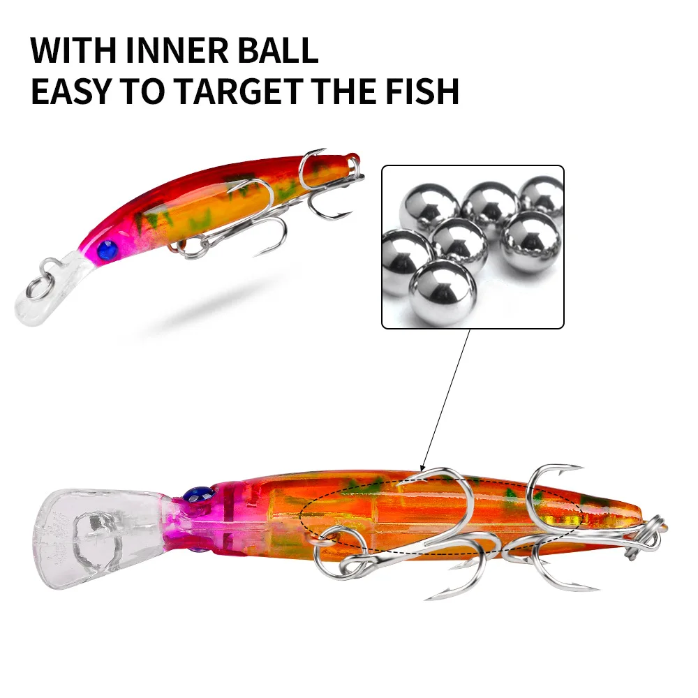 Mini 7cm Minnow Bait 4g Freshwater Bait Fishing Gear Fishing Accessories Lake And Sea Fishing Fixture Lifelike Swimming Bait