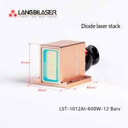 LST-1012AI Laser Stack For Hair Removal / 12 Bars / Each Bar 50w / Total Power 600W / Guarantee 10,000,000 times