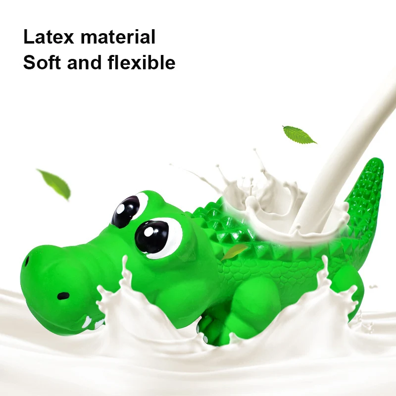 الكلب مضغ لعبة اللاتكس التمساح الحيوانات الأليفة صار لعب للكلاب الصغيرة المتوسطة التفاعلية تنظيف الأسنان الكلب السبر لعبة مستلزمات الحيوانات الأليفة