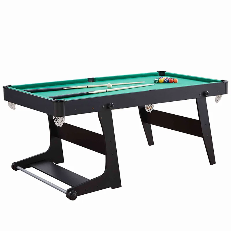 

Affordable 6ft Foldable Portable Pool Table for Kids Indoor Games