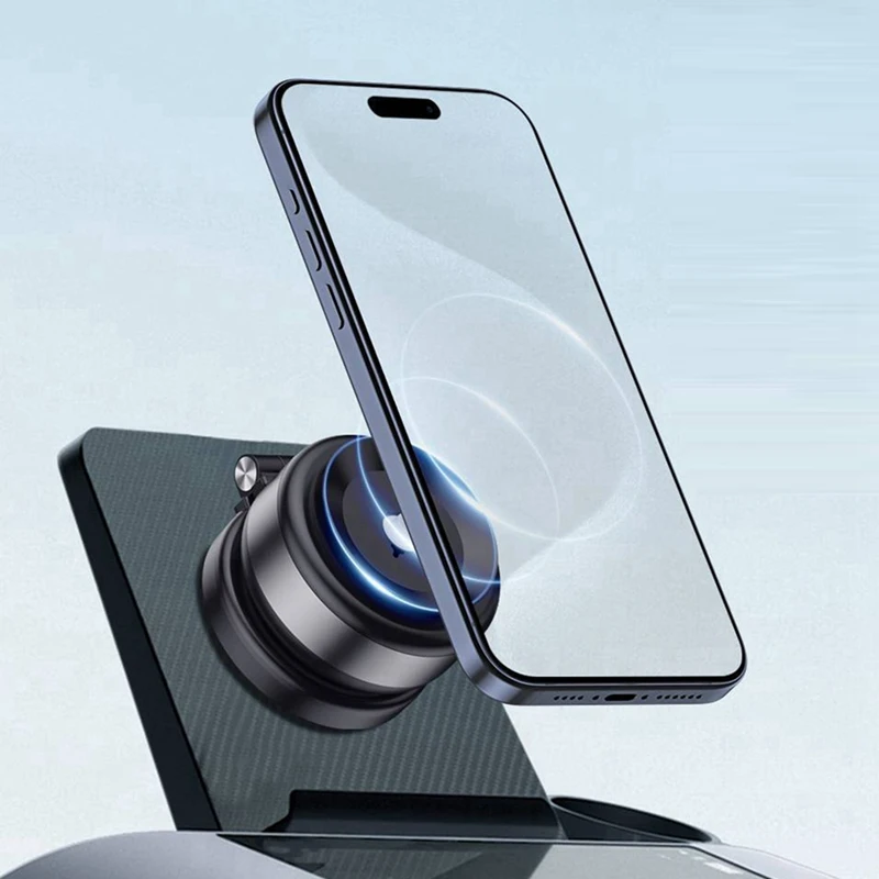 Vacum Car Holdermagnetic Car Mount Vacuum Phone Holder Intelligent Mobile Phone Holder Magnetic Vacuum Adsorption