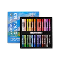 48 full color oil painting stick heavy color painting pen studio training special ultra soft oil painting stick
