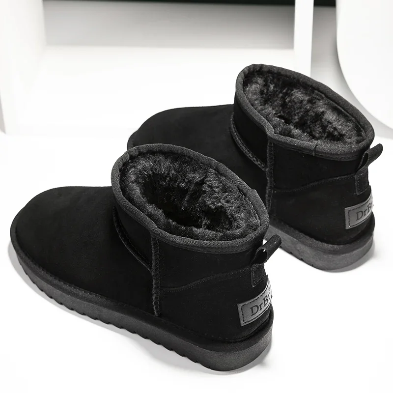 Women's Snow Boots 2024 New Classic Thickened Fluff Fashionable and Warming Winter Ankle Shoes for Ladies Boots Men Man Shoes