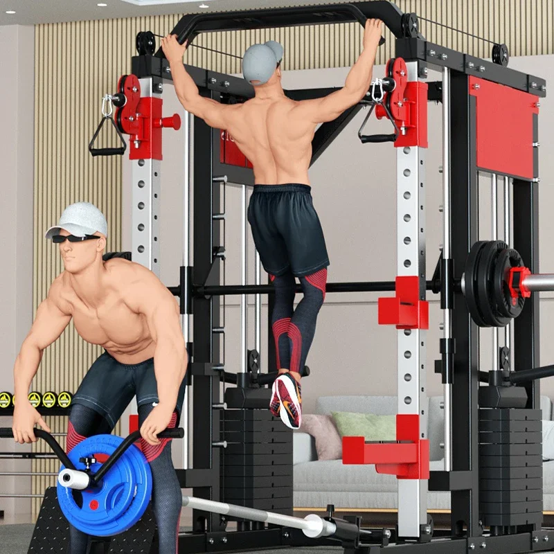Best Selling Home Gym Set Multi-Function Weight Smith Machine For Bodybuilding And Exercise Squat Rack For Weight Lifting