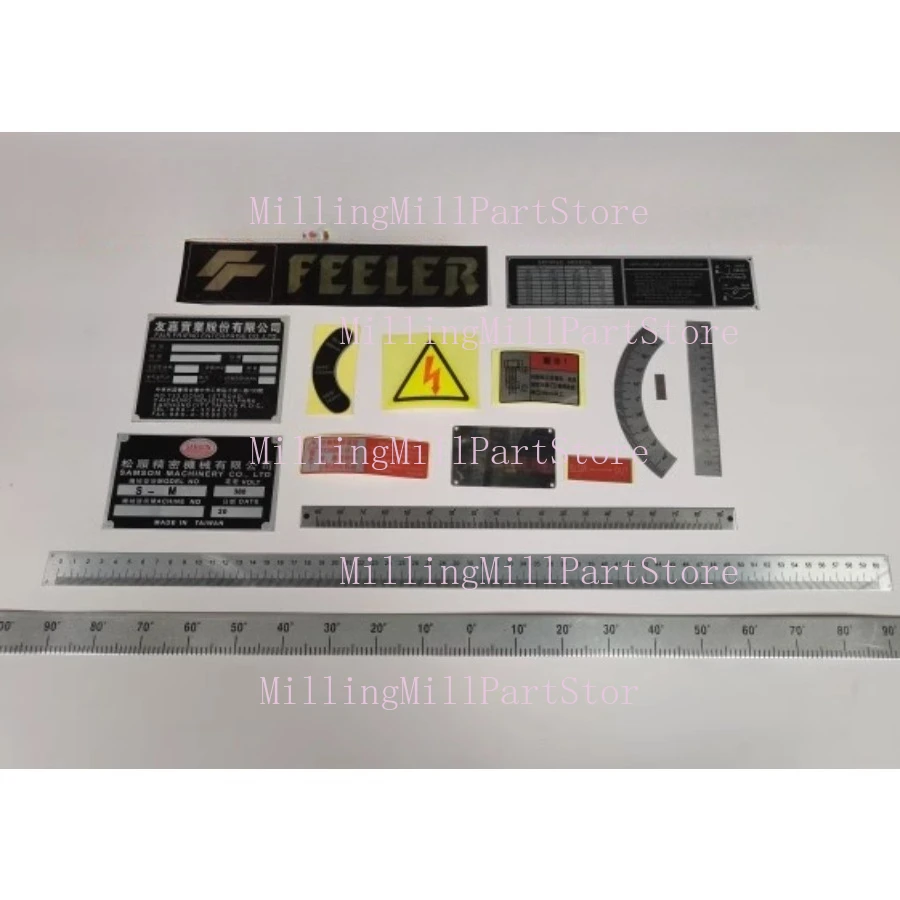 1PC CNC สําหรับ Bridgeport B159 C3 C15 C141 C145 A38 A70 A85 B194 B195 ไม้บรรทัดด้านในมุมไม้บรรทัดป้อมปืนเครื่องกัด
