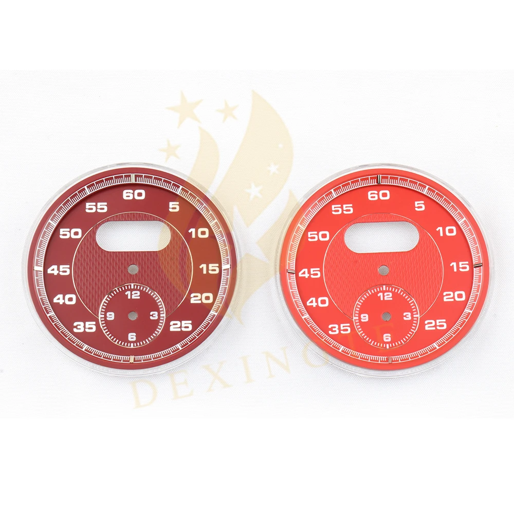 For Porsche Stopwatch Paper Cayenne Macan 971 Dial 718 Panamera 911 Red Yellow Green White Compass Paper Car Accessories