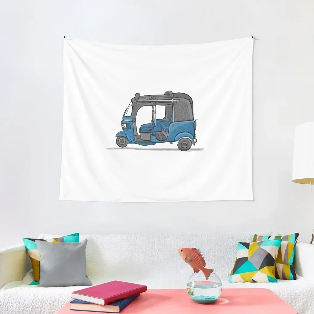 

Tuktuk, motorbike asian taxi Tapestry Home Decorations Aesthetic Bedroom Decorations Tapestry