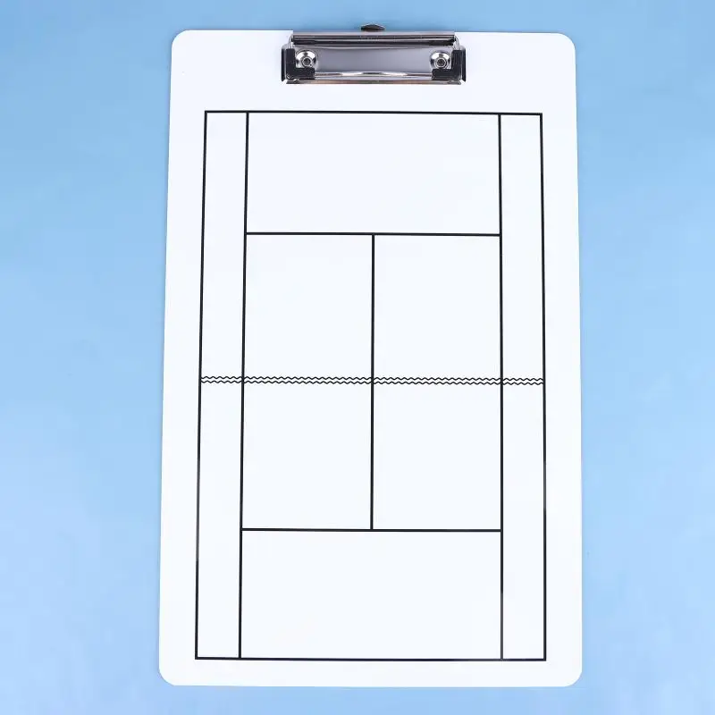 

Магнитная доска для стратегии в теннисе 35x22 см с маркером для планирования командных тренировок, подготовки к матчам и работы с тренерами.