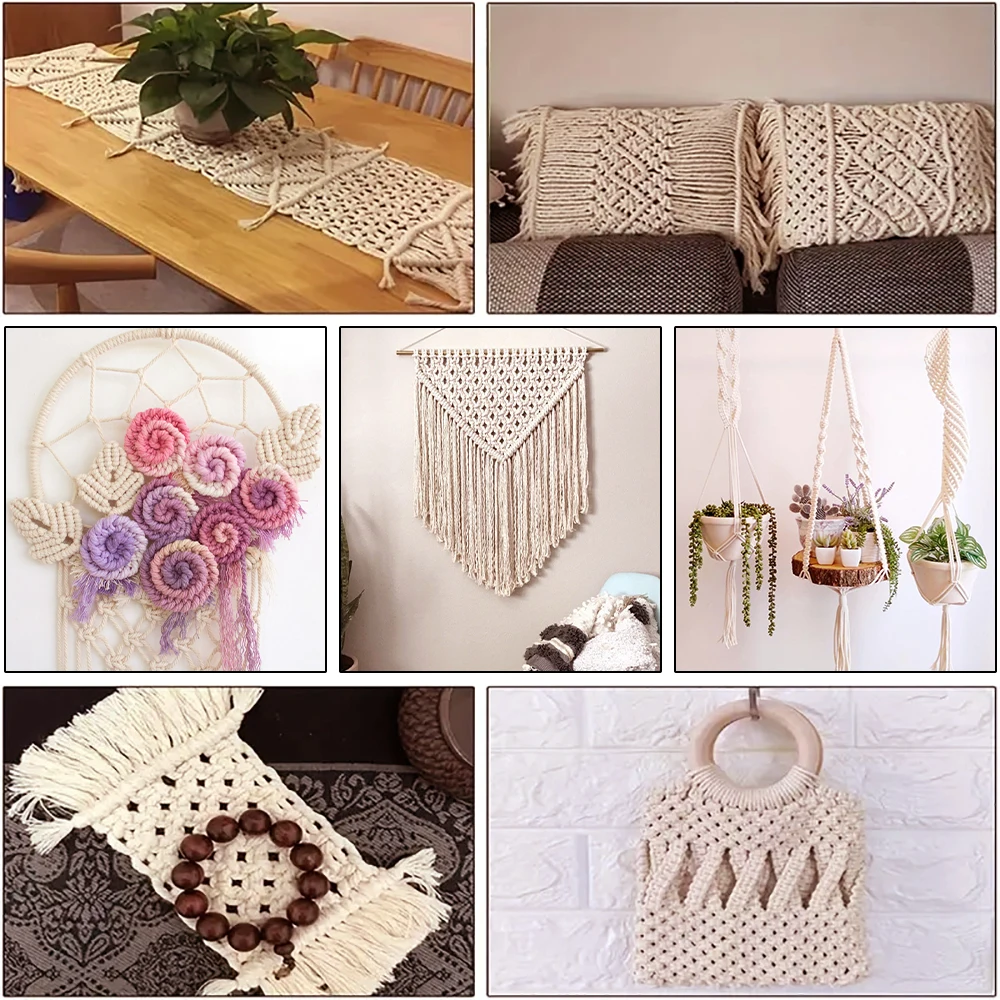 2 لفة، 2 مم × 8661 بوصة × 2 سل - مراجعة Macrame Cord Cotton وسعره