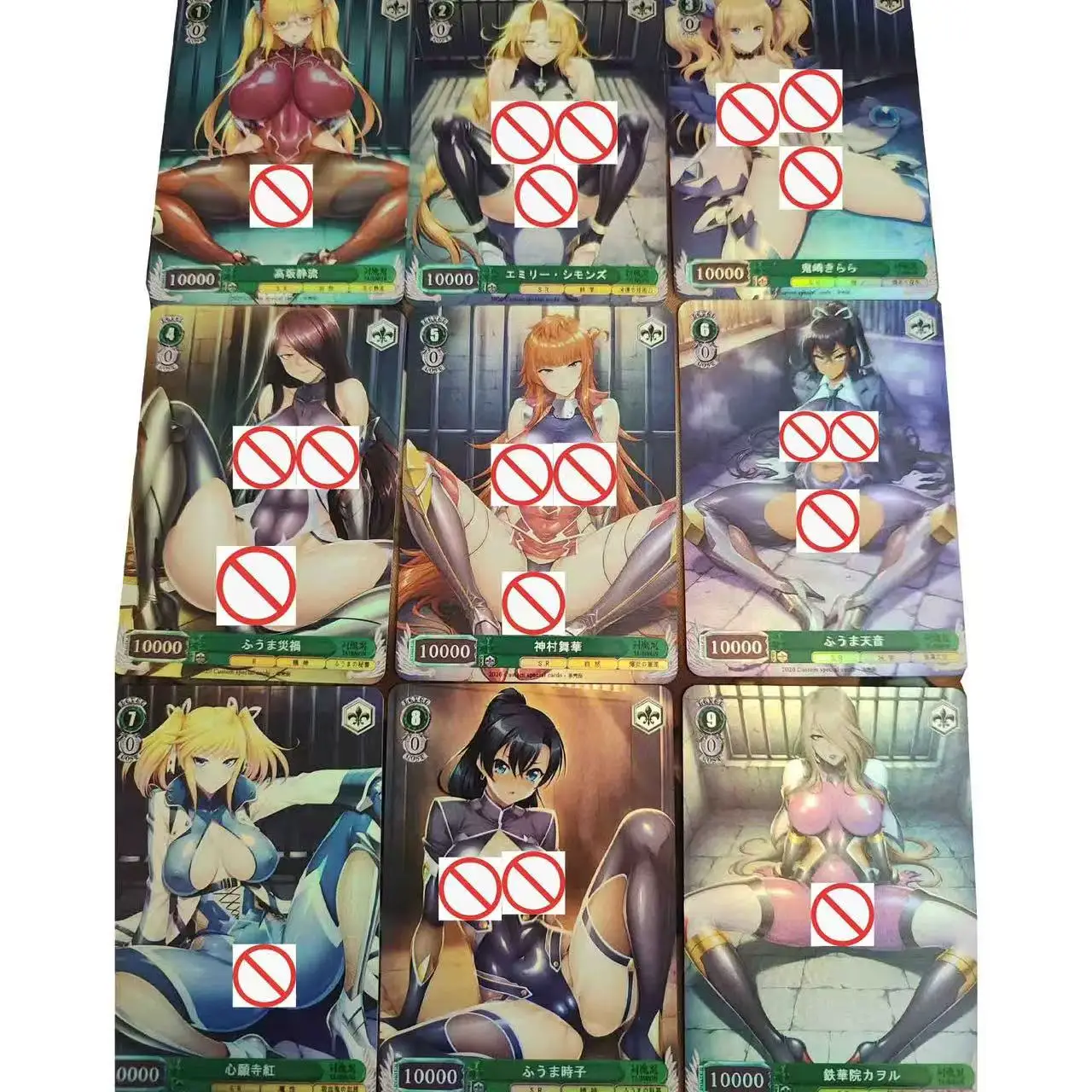 

9Pcs/set Diy Self Made Goddess Story Igawa Asagi Collection Card Refraction Color Flash Igawa Asagi Anime Cards Gift Toys