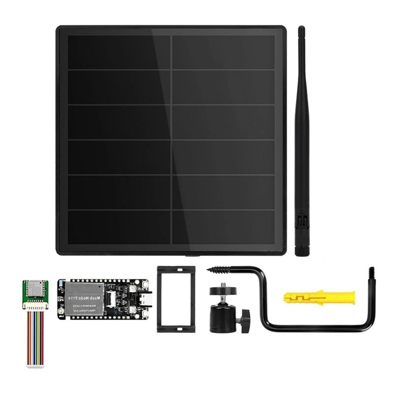 Y23A-Solar-Powered Dev-Board Kit Waterproof Enclosure For Meshtastic/Meshcore With Mesh Node T114 And GPS Module
