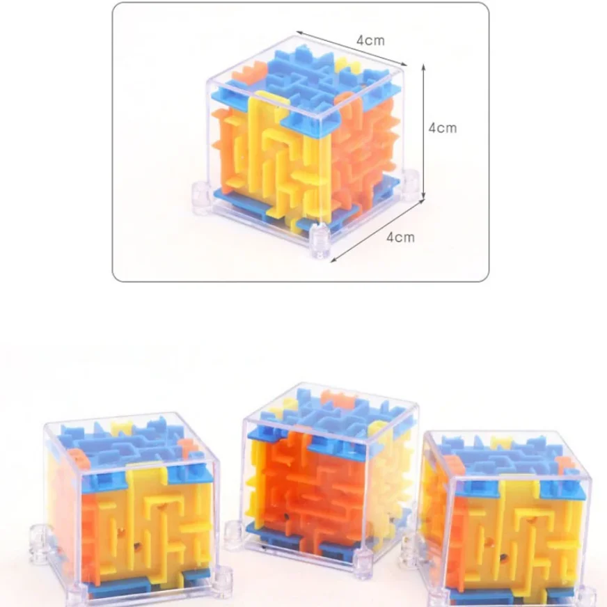 1 pçs labirinto 3d cubo mágico brinquedos crianças presente seis lados cérebro desenvolvimento brinquedo educativo labirinto bola brinquedos labirinto mágico jogo de bola