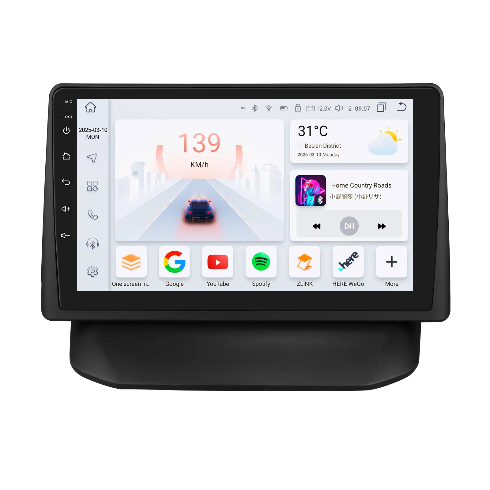 Hizpo Carplay 2din 4G 8581 AI Intelligent Systems Android 15 Car Radio for Ford Fiesta 2009 - 2016 (with PASS AIRBAG OFF button only) Multimedia Video Player GPS Autoradio RDS 6115 7862 4G WiFi 8 Core Plug&Play Head Unit Automotive Monitor Multimedia DVD