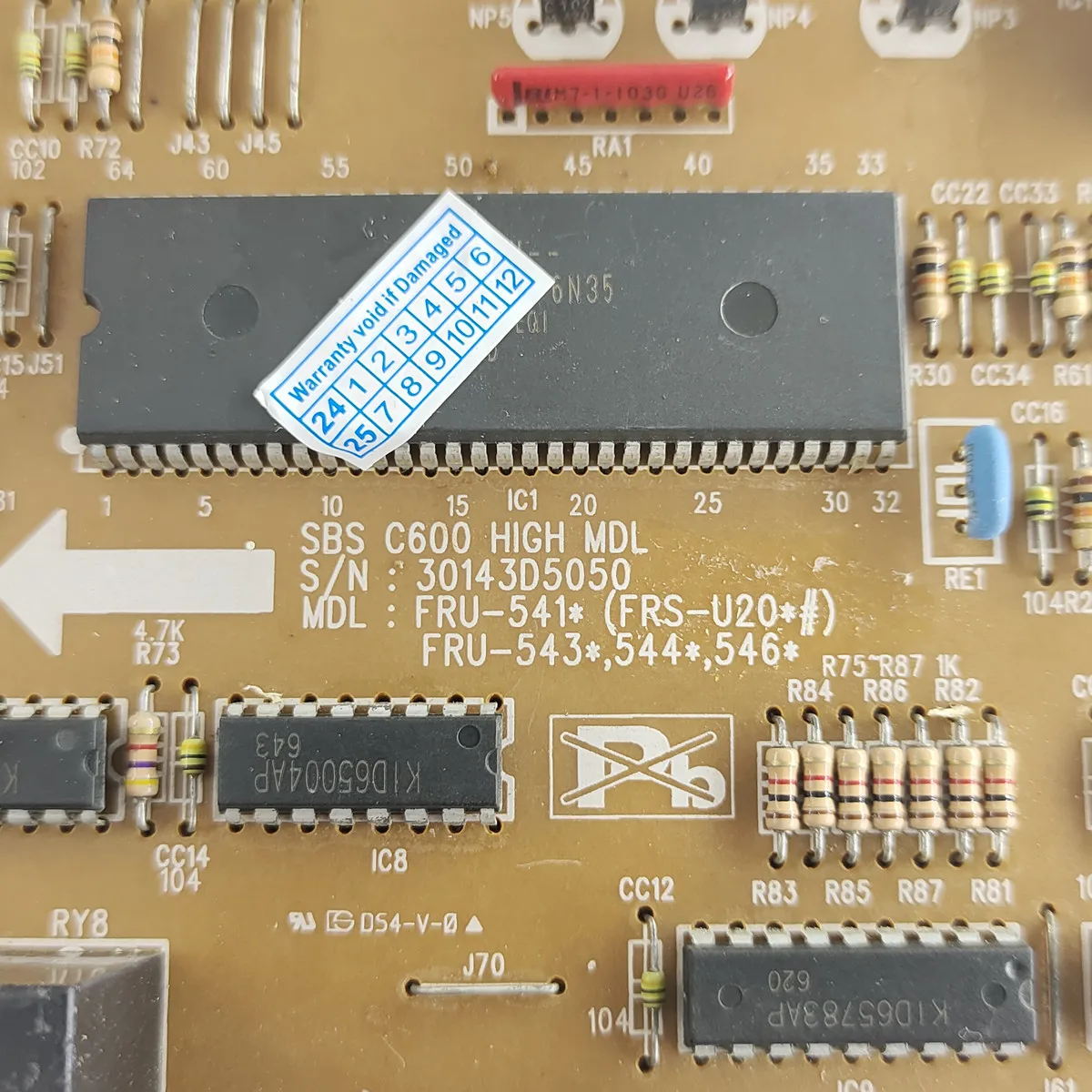 تستخدم للوحة الكمبيوتر الثلاجة سيمنز FRU-543 30143D5050