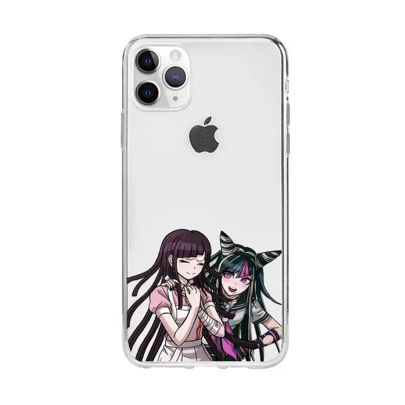 Danganronpa Phone Case For Iphone 6 6 S 7 8 Plus Xr X Xs Max 11 12 13 Mini Pro Max Se 2020 Transparent Phone Cover