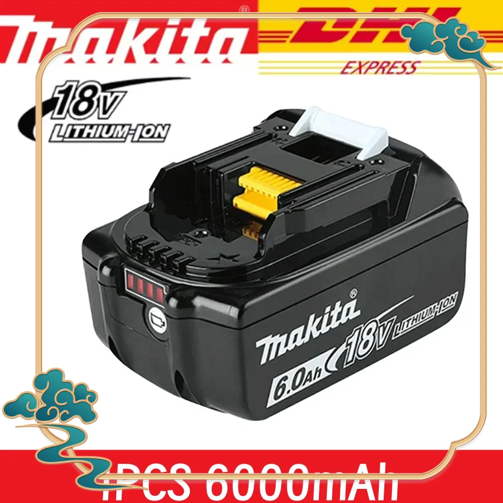 

100% for Makita 18V 6000mAh rechargeable lithium-ion battery for drilling, spare battery, BL1860.BL1830.BL1850.BL1860B.