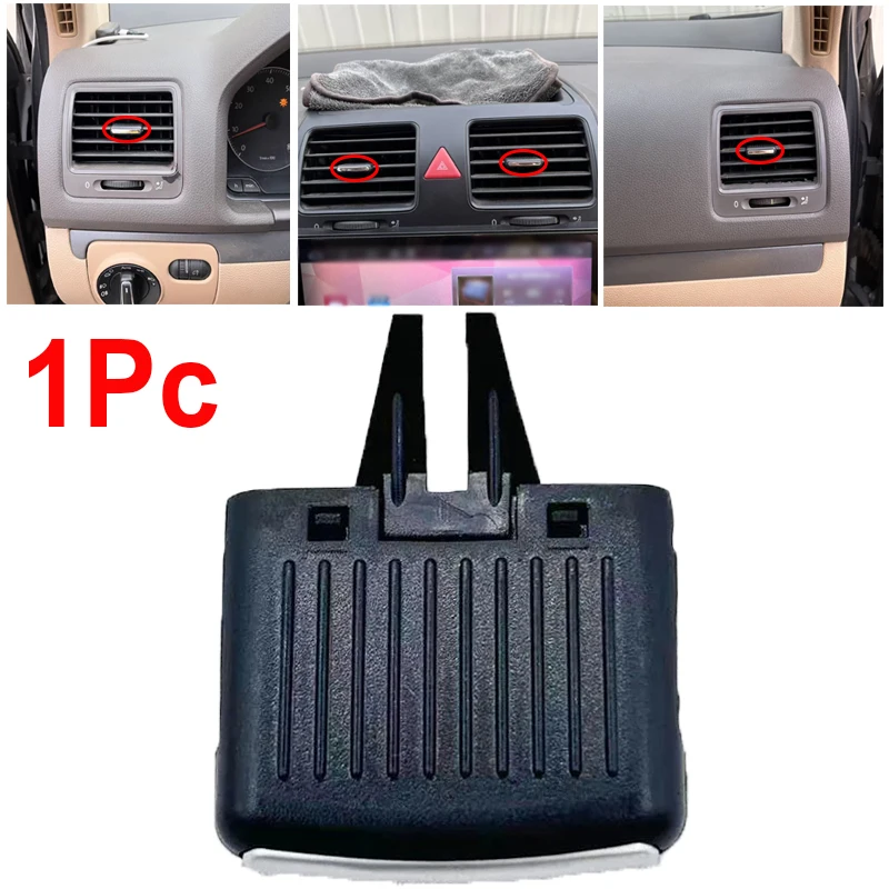1 قطعة لشركة فولكس فاجن جولف 5 GTI جيتا A5 MK5 GLI أرنب ساجيتار 2006-2011 داش التيار المتناوب منفذ الهواء تنفيس شواء تعديل الشريحة كليب اختيار