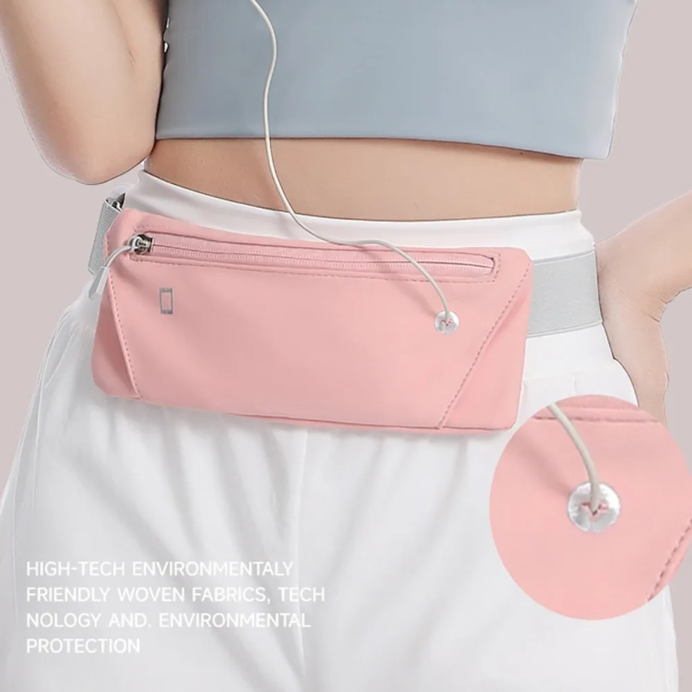 Ultra-Thin Sport Mobile Waist Bag Close Fitting Multifunctional Running Waist Bag Large Capacity Storage Sports Phone Bag view 4