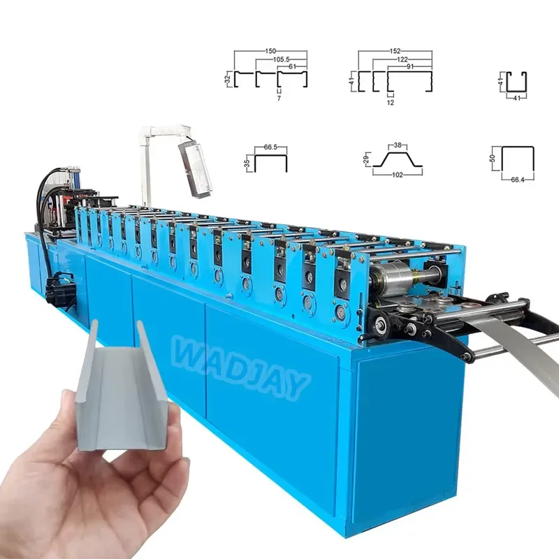 Automatic Gypsum Ceiling Channel Roll Forming Metal Profile Making Machine