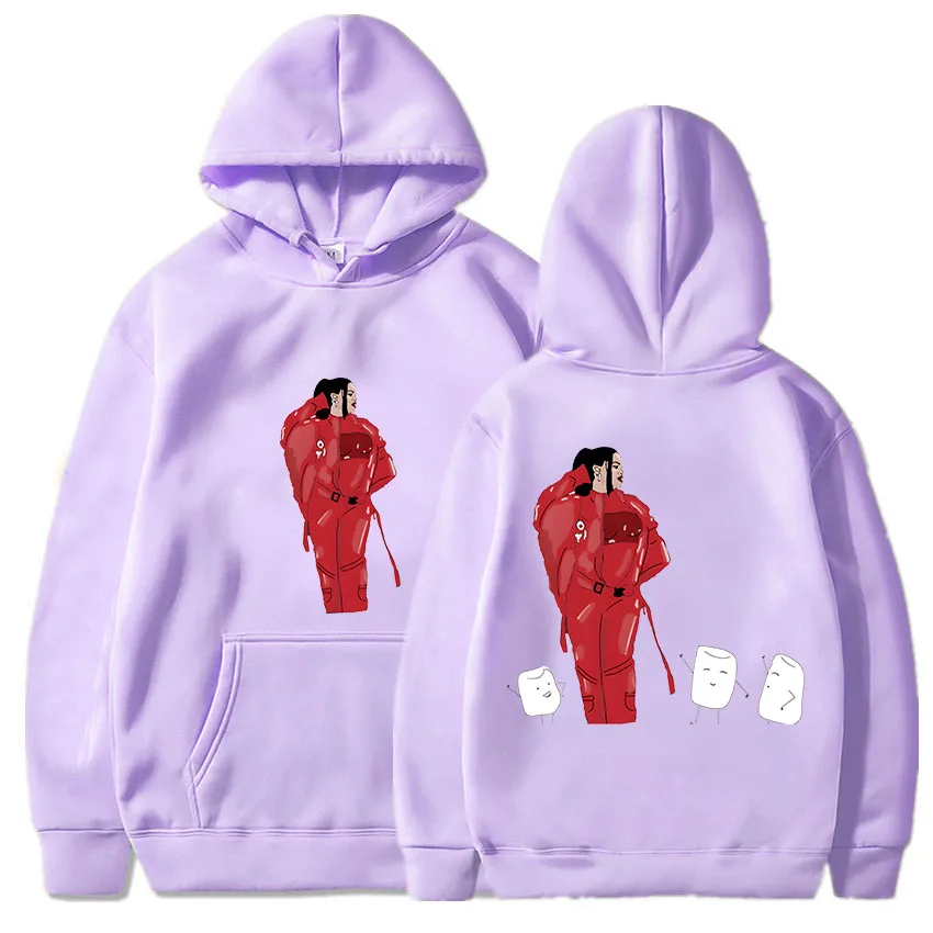 

Hip Hop Hoodie Rihanna Double-sided Printing Gothic Fleece Sweatshirts With Pocket Harajuku Clothing Ropa Mujer Retro Pullovers