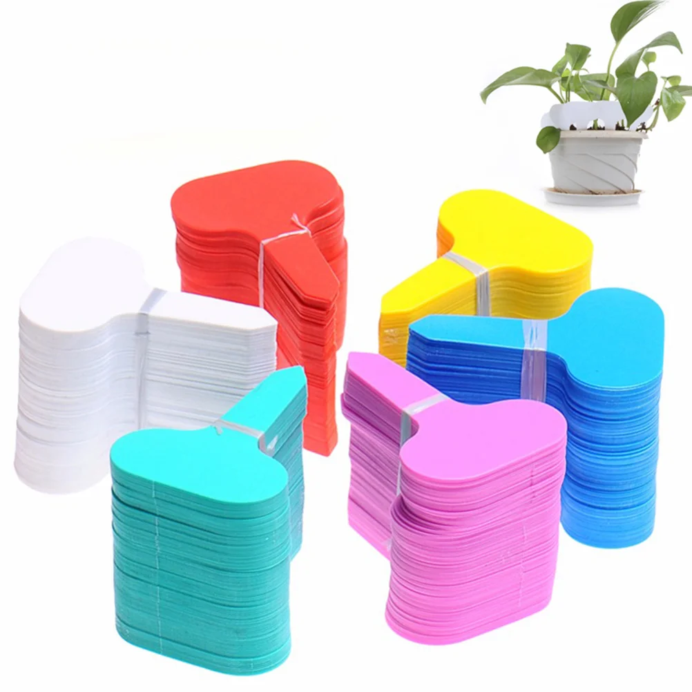 

200pcs Plant Label Tags Plastic Garden Markers For Seedling Identification Durable Reusable Green Planting Organizer Tool