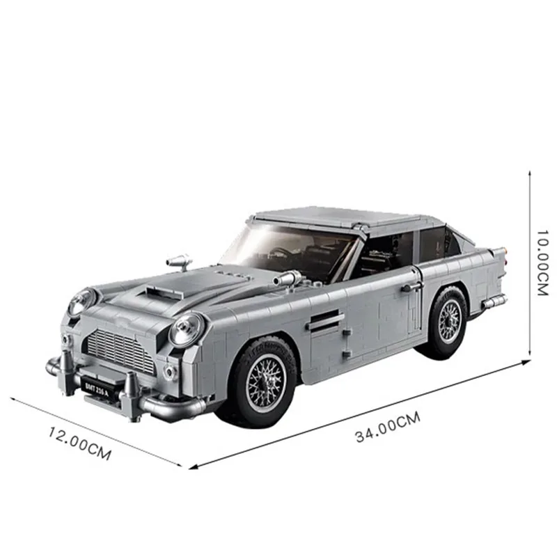 1439PCS In Stock 007 James Bond Technical Car Series Building Blocks Martined DB Children Model Toys Astones Classic Gifts