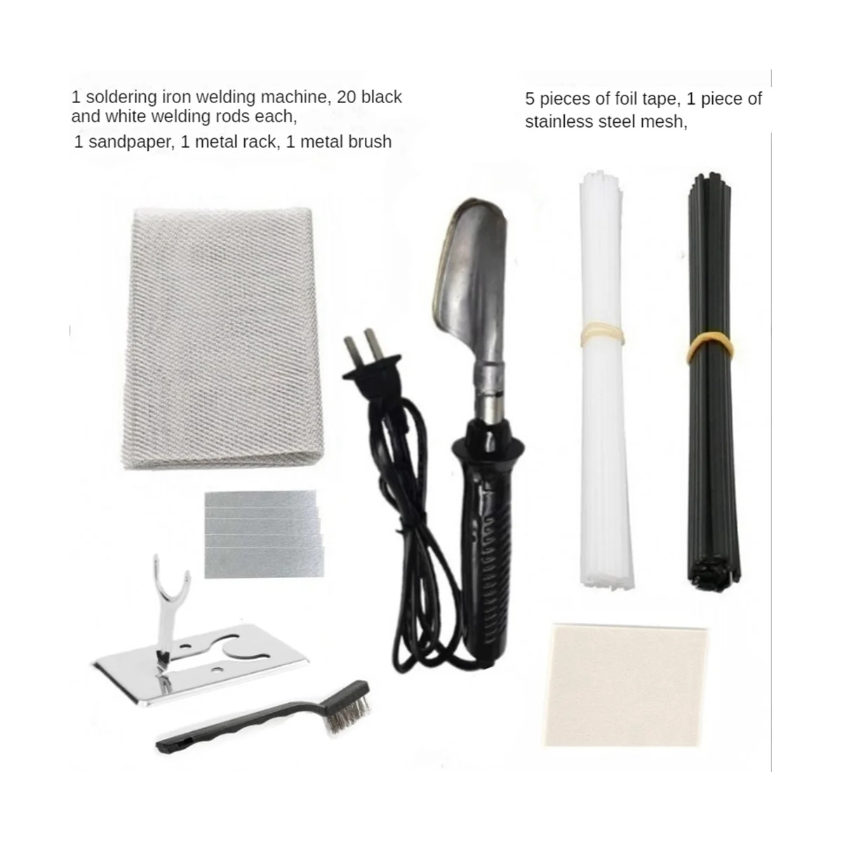 Bumper Repair Tool Plastic Parts Repair Tool Lamp Foot Repair Patching Network US Plug